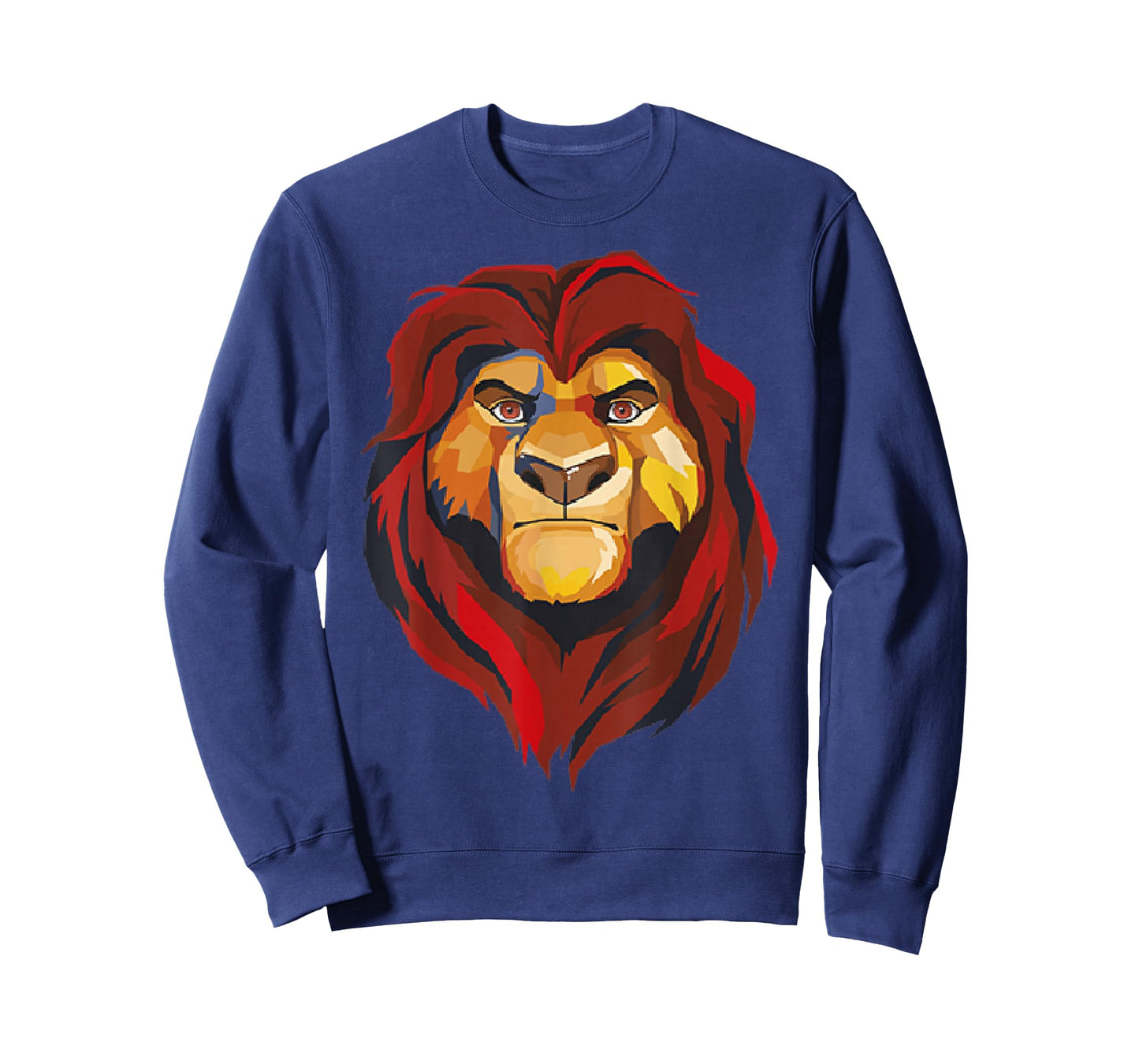 Disney Lion King Low Poly Mufasa Portrait T-Shirt