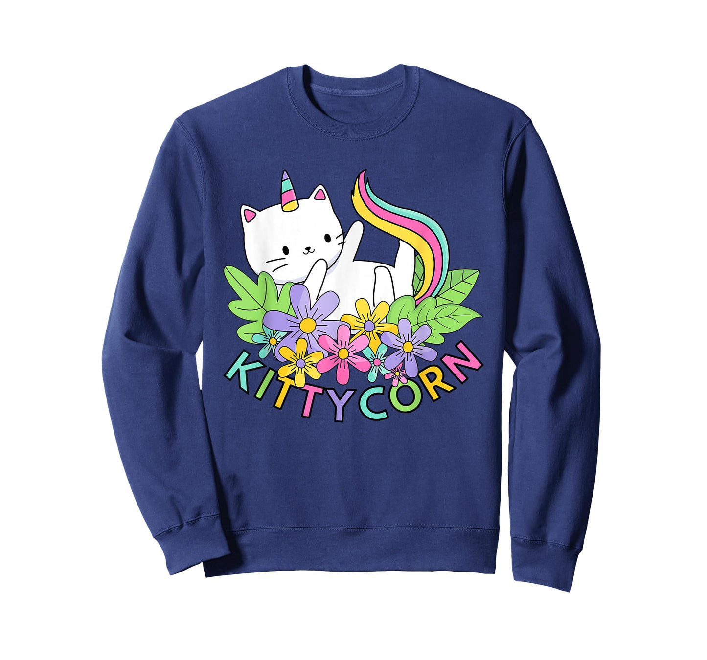 Rainbow Unicorn Cat Kittycorn T-Shirt