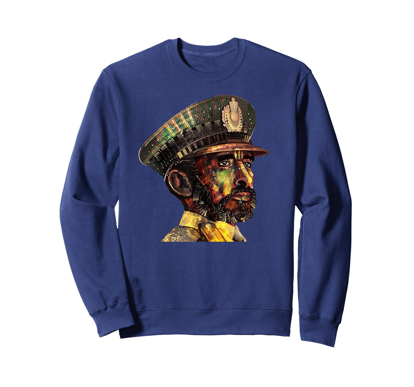 Ethiopian Visionary Emperor Haile Selassie Rasta Jamaican T-Shirt