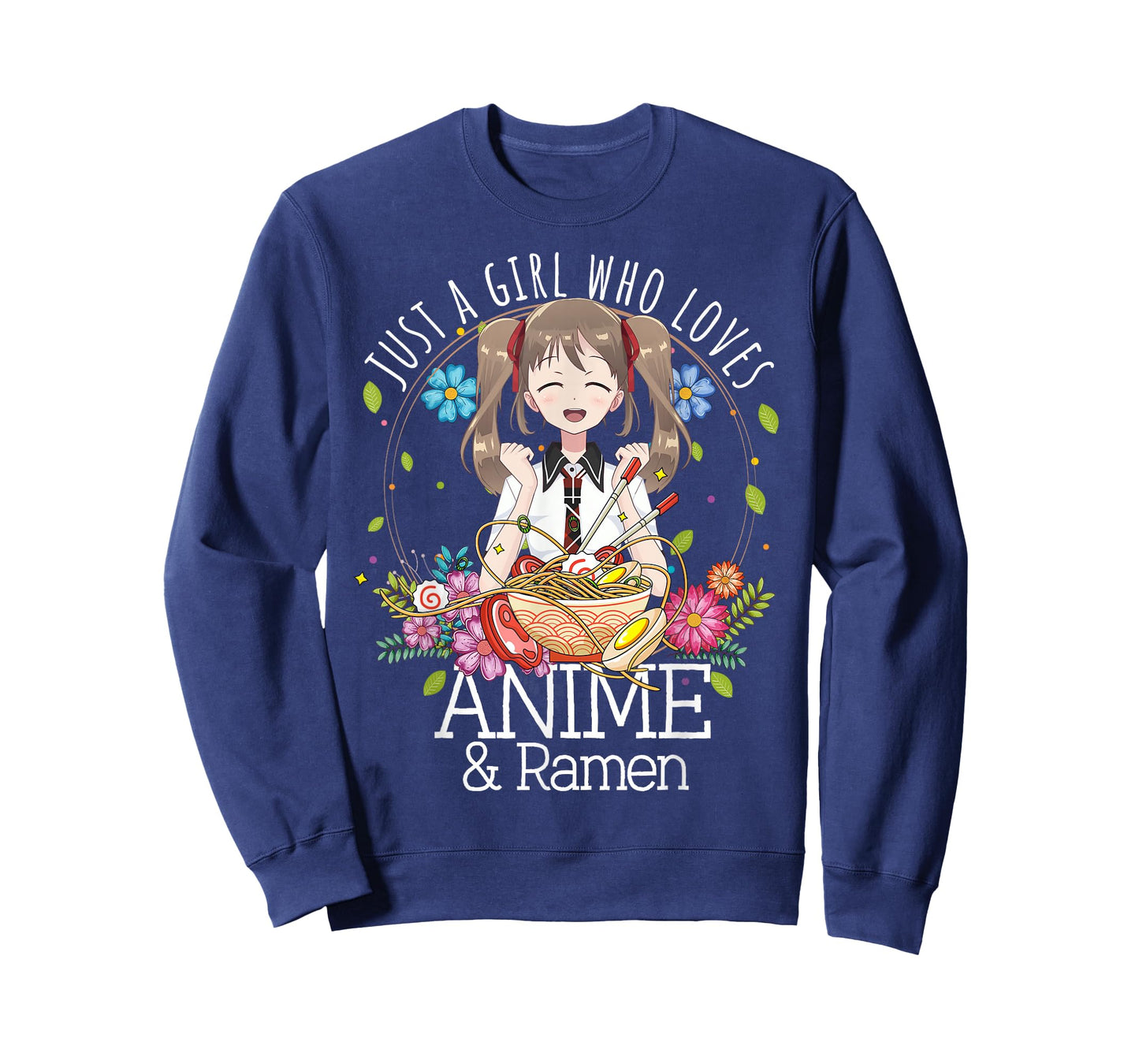 Just A Girl Who Loves Anime and Ramen Manga Lover Otaku T-Shirt
