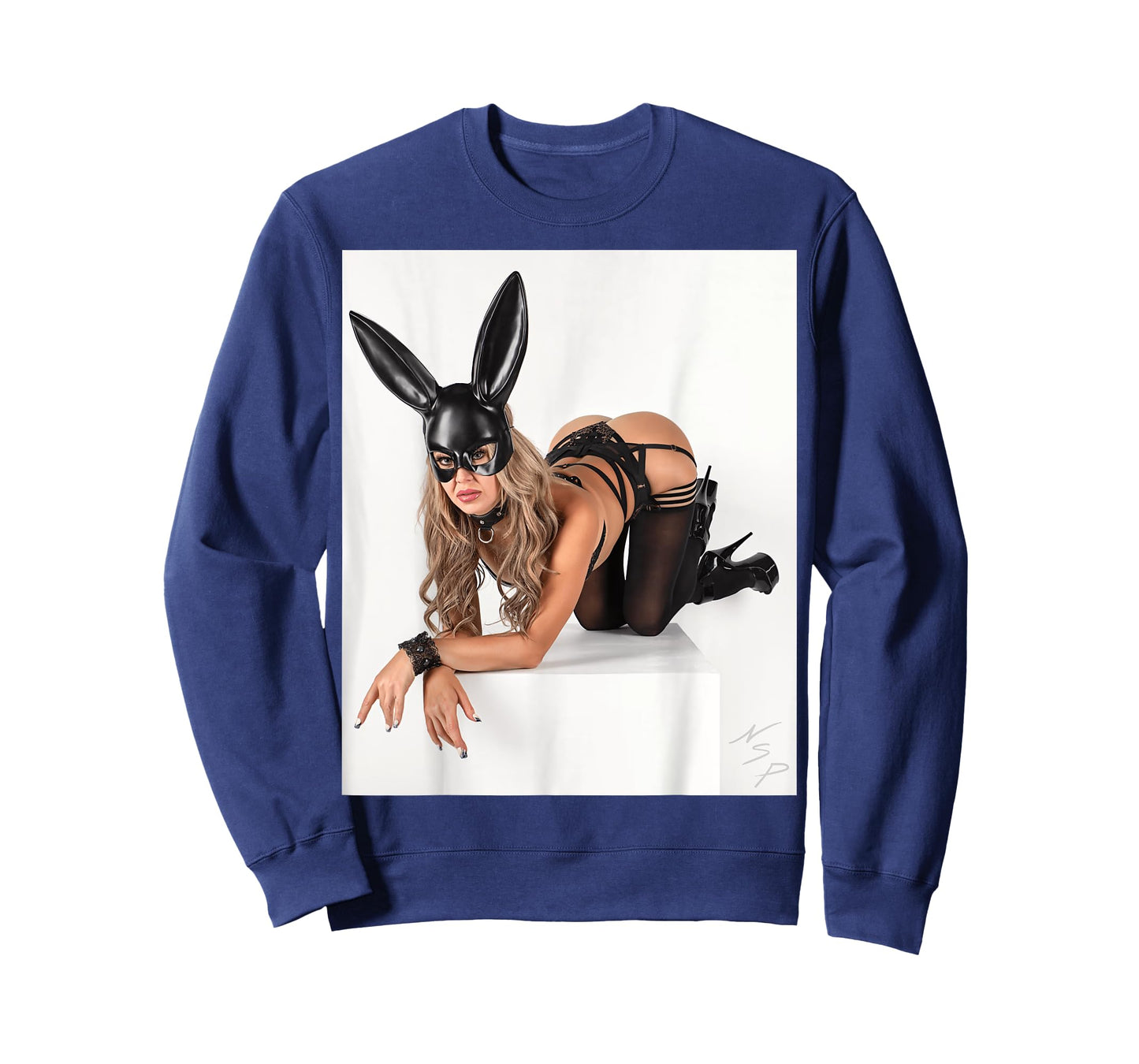 Sexy Girl Graphic Tee - "Bad Bunny Pinup Girl" T-Shirt