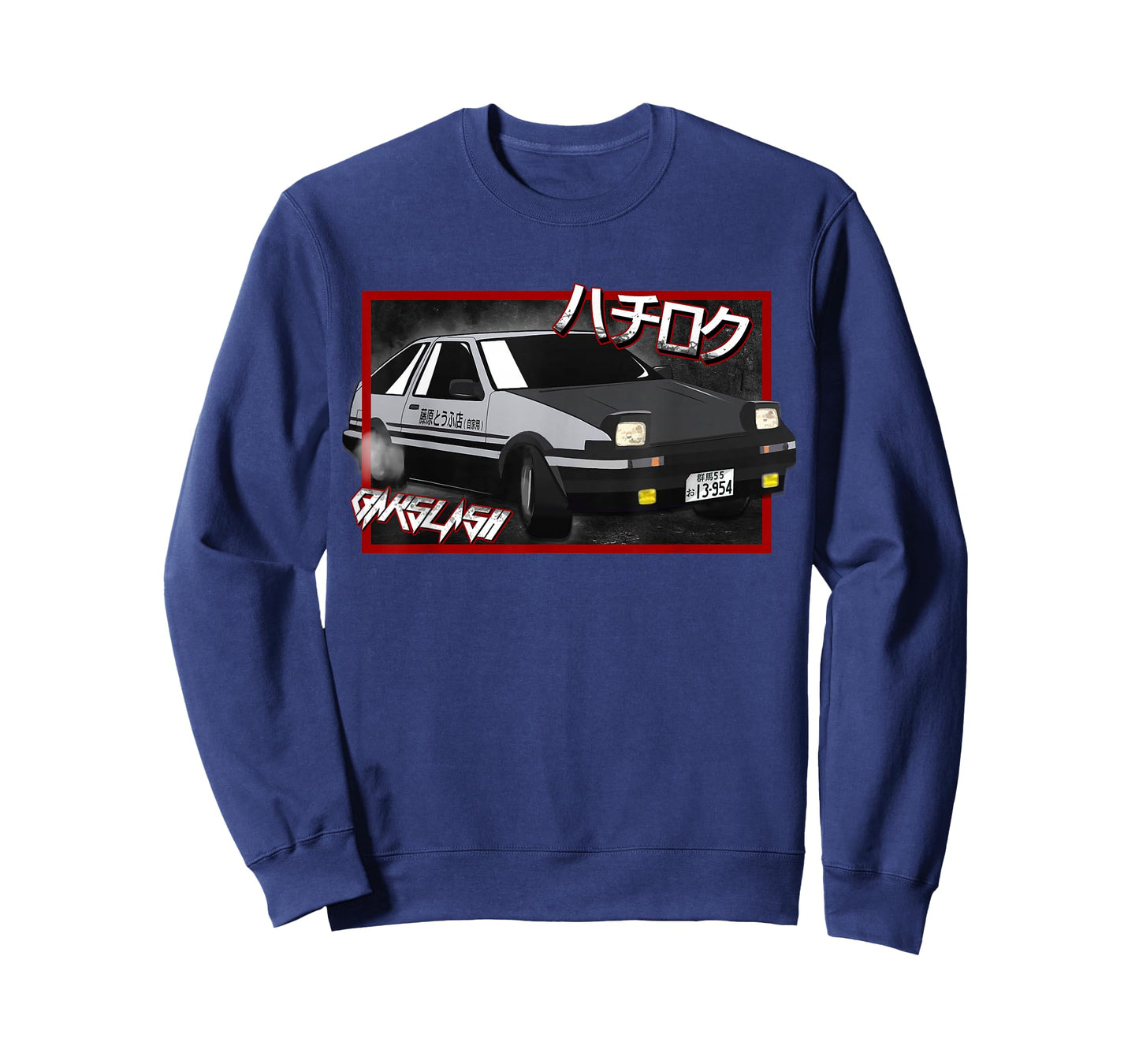 JDM Drift Anime Manga Car Hachiroku T-Shirt