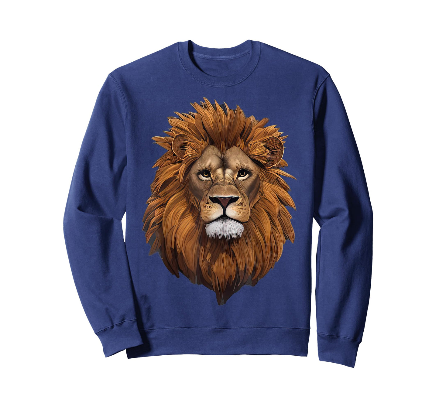 Lion Head Majestic Mane Detailed Art Powerful Strong Lion T-Shirt