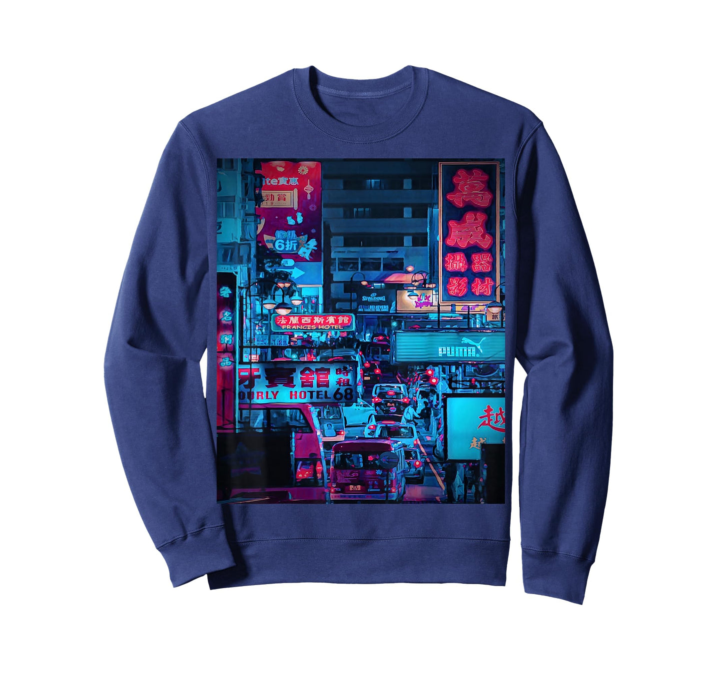 Cyberpunk Clothing, Hong Kong Cyberpunk Cyberpunk Streetwear T-Shirt