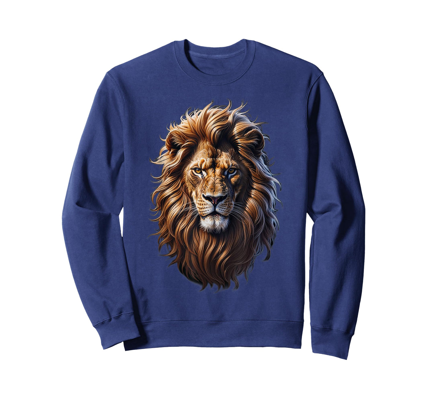 Majestic and Realistic Lion Face T-Shirt