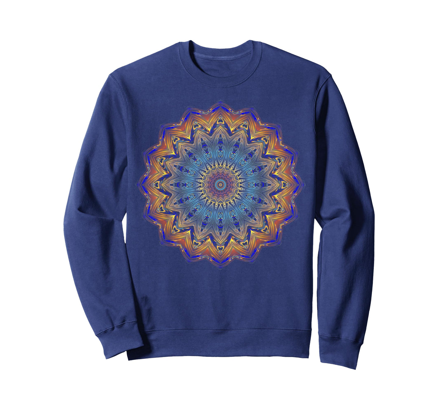 Mandala Sacred Geometry Prana Art Yoga Mantra Om Good Vibes T-Shirt