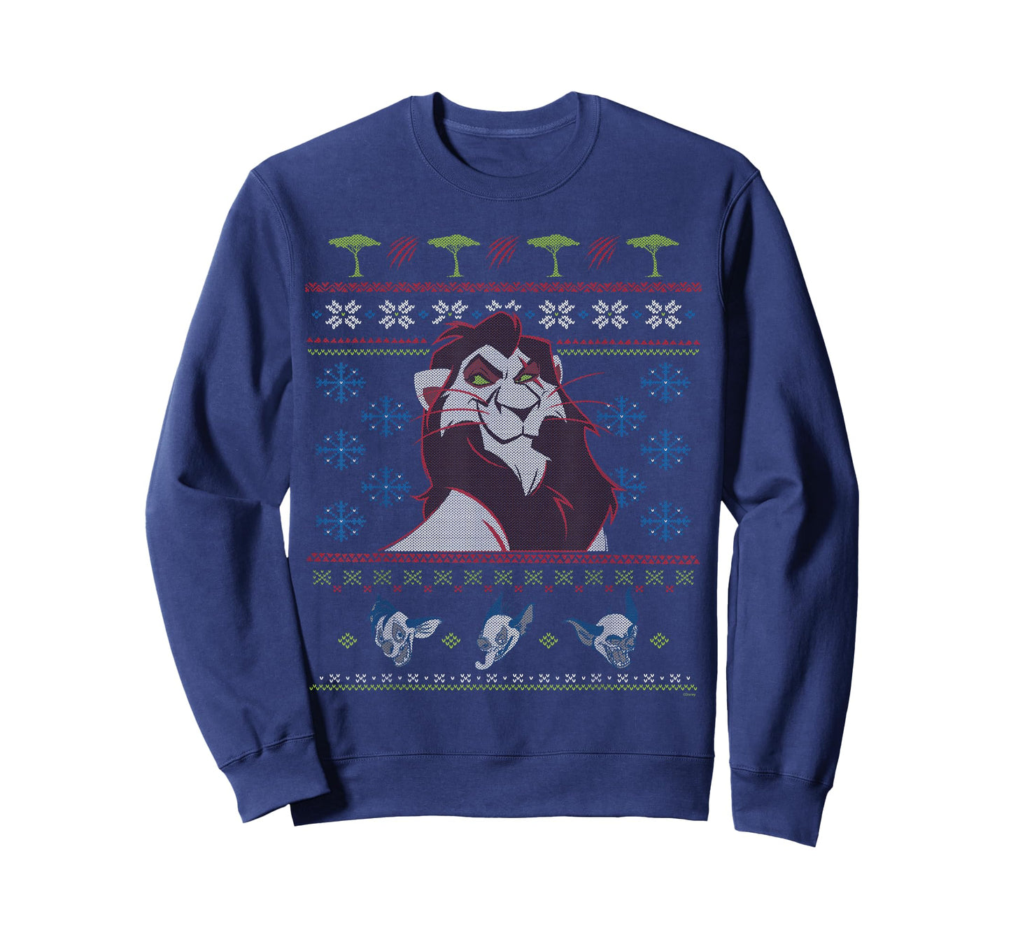 Disney Villains The Lion King Scar Ugly Christmas Sweater T-Shirt