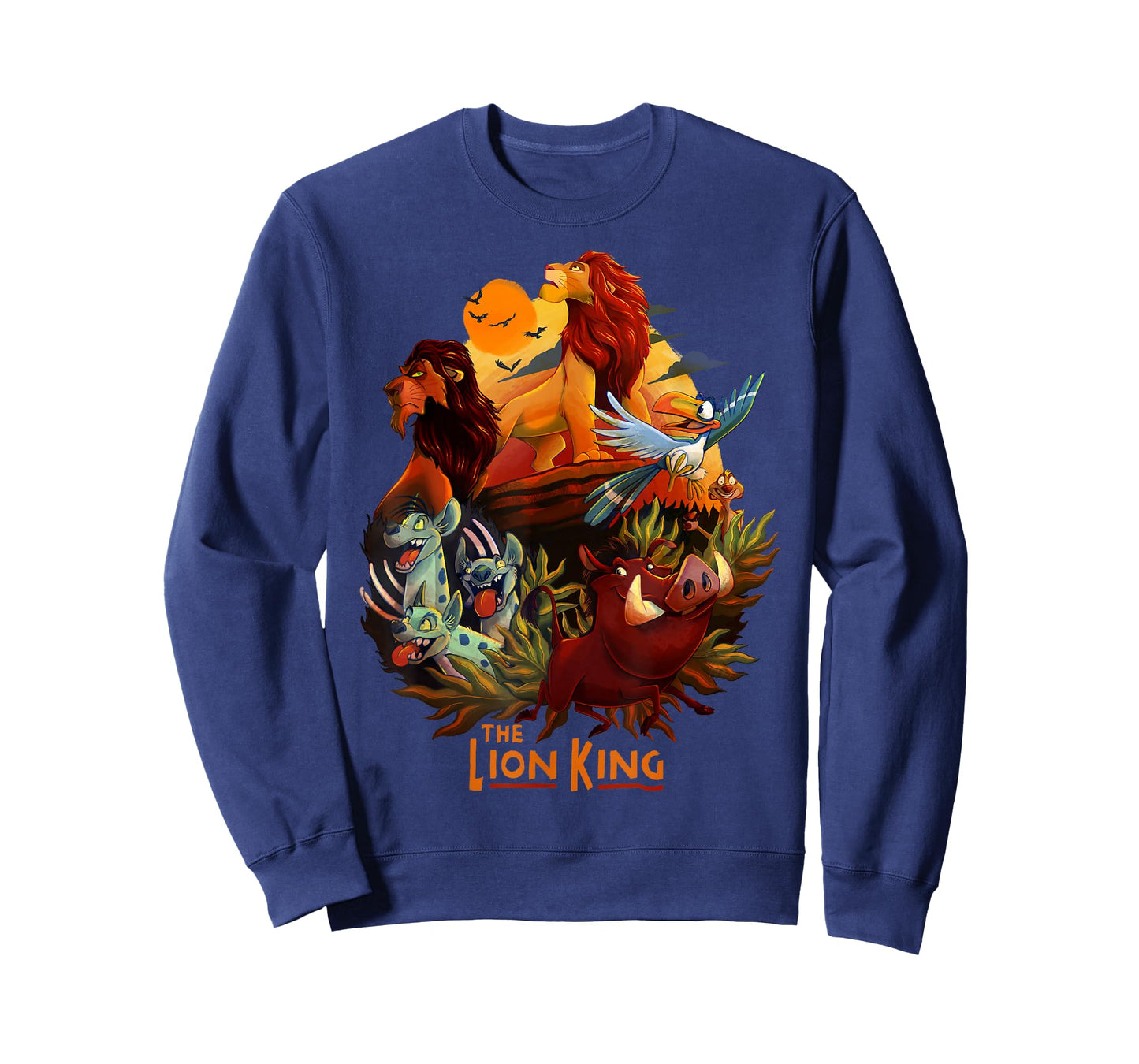 Disney Lion King Main Cast Poster Graphic T-Shirt T-Shirt
