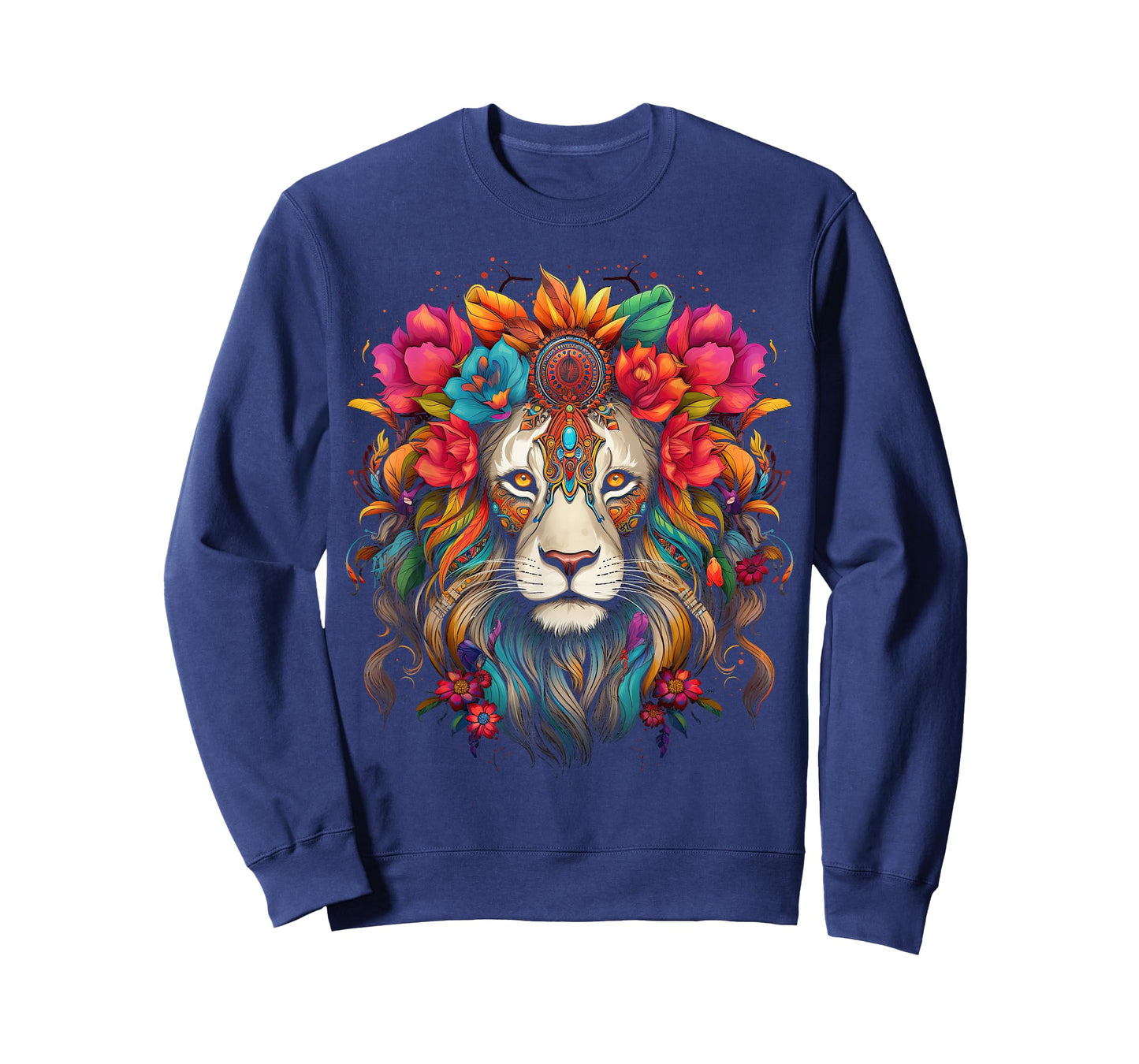 Lion colorful lions From Africa Day of the Dead T-Shirt