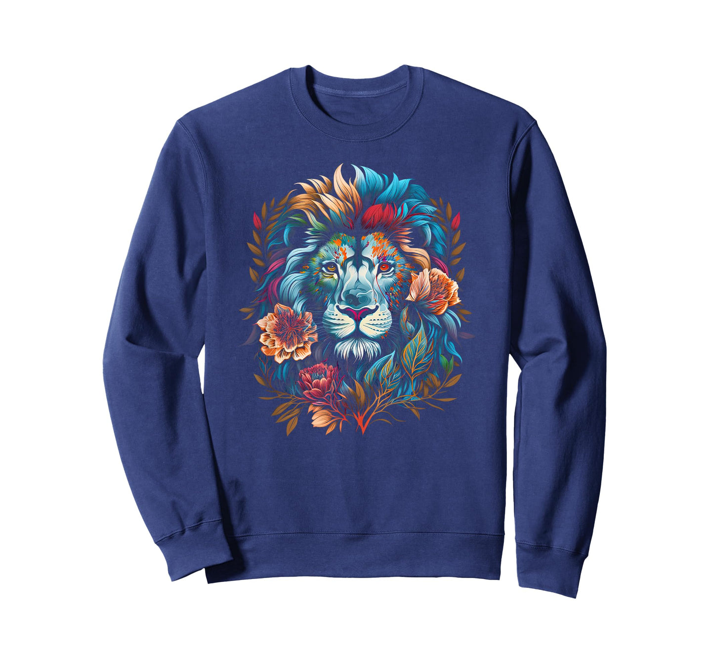 Lion Colorful Lions from Africa Day of The Dead T-Shirt