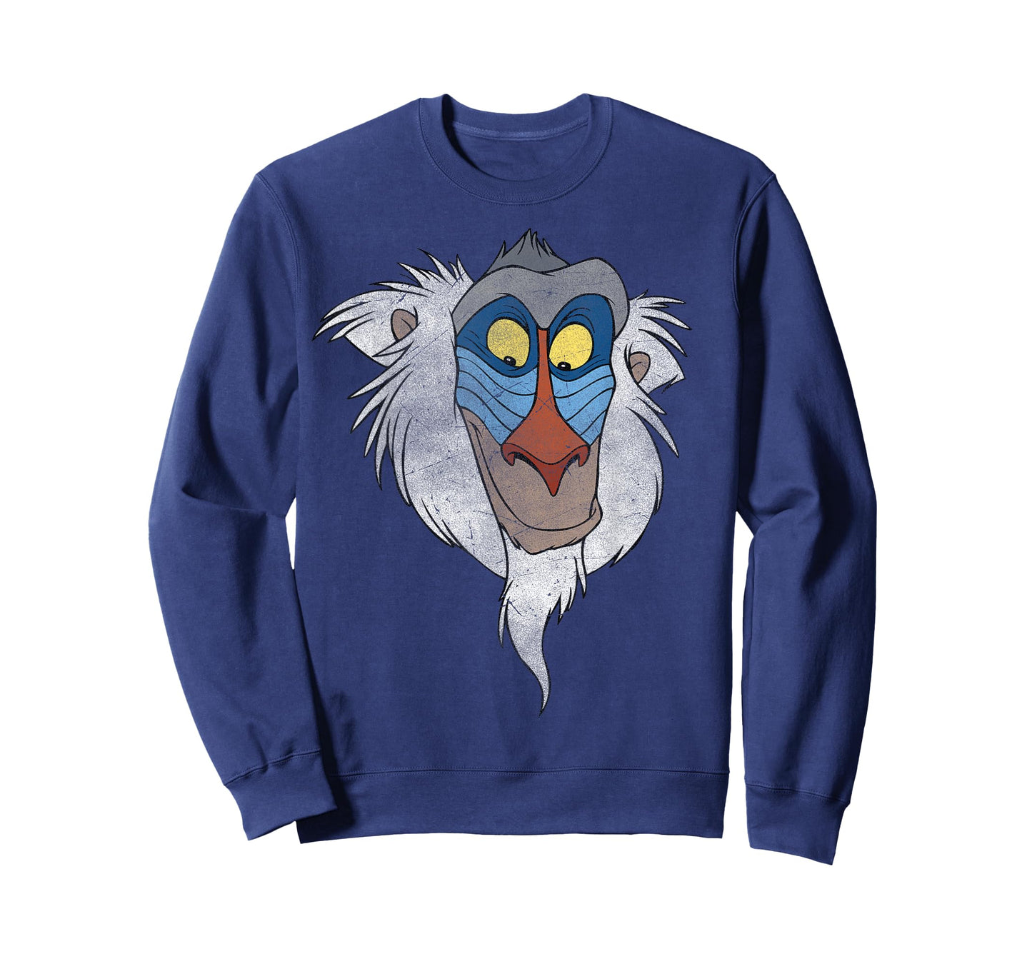 Disney The Lion King Rafiki Big Face Distressed Portrait T-Shirt