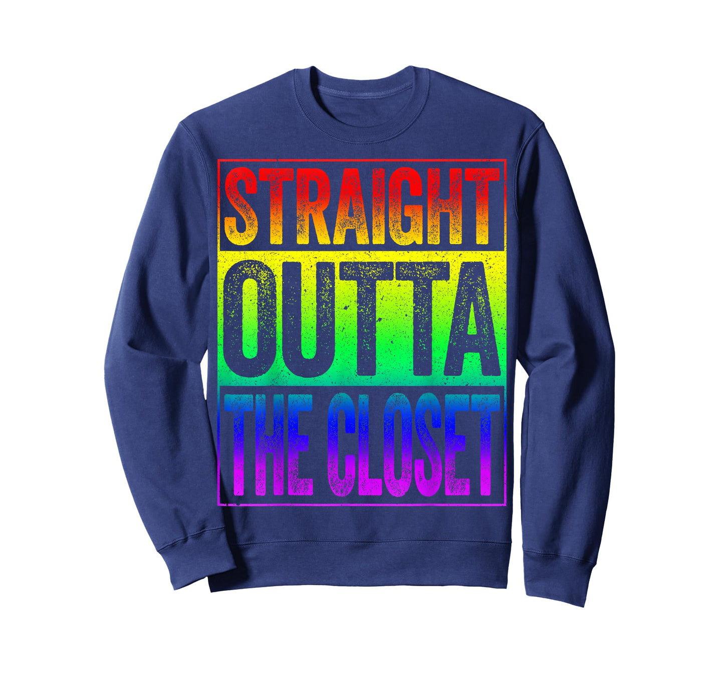 Straight Outta The Closet Shirt LGBT Pride T-Shirt