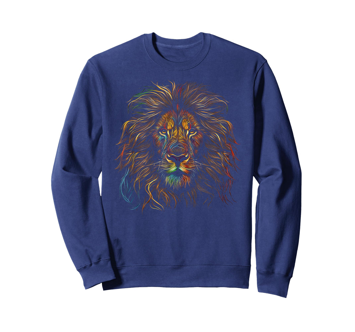Lion Colorful Lions King of Animals from Africa T-Shirt
