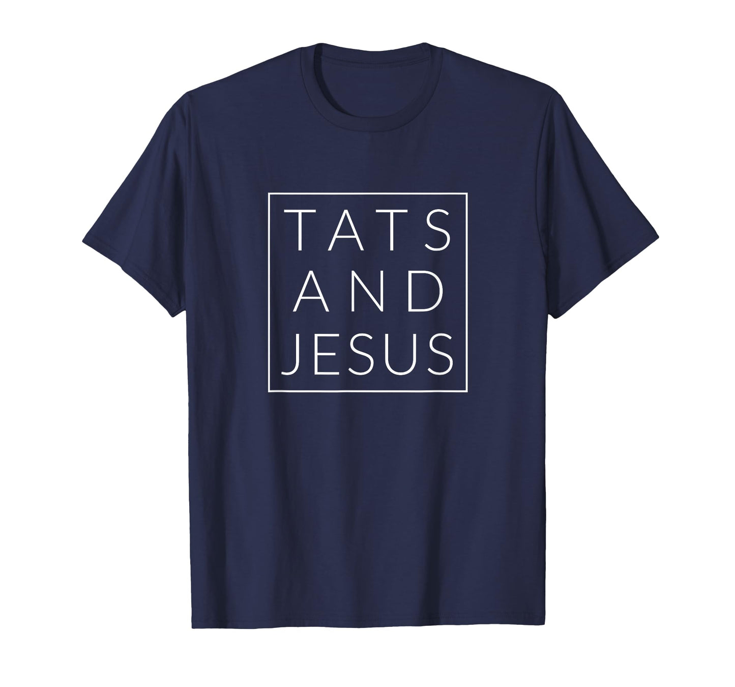 Tats and Jesus, Minimal Tattooed Christian Tshirt T-Shirt