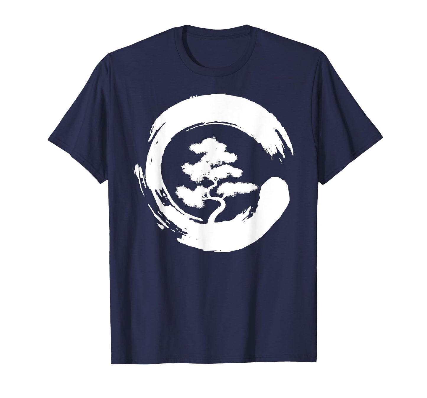 Bonsai Tree in Enso Circle | Japanese Zen gift T-Shirt