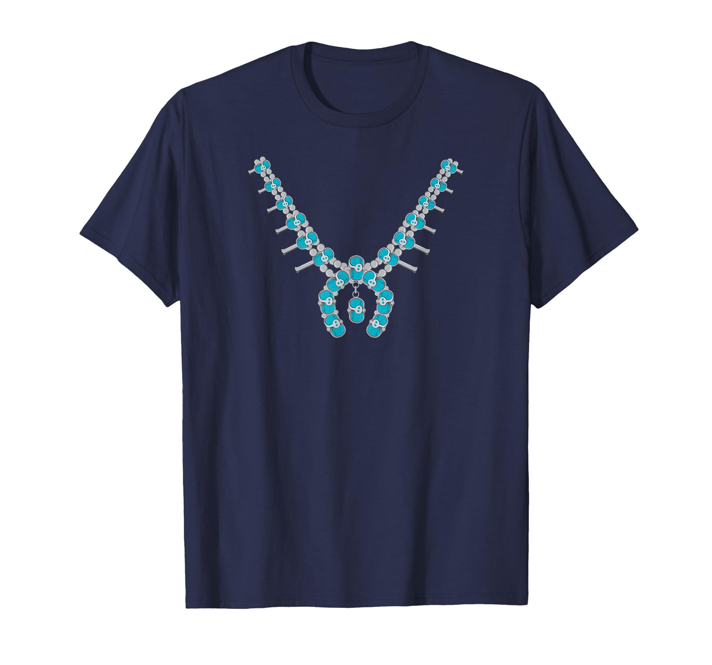 Squash blossom Necklace T-shirt Native American T-Shirt