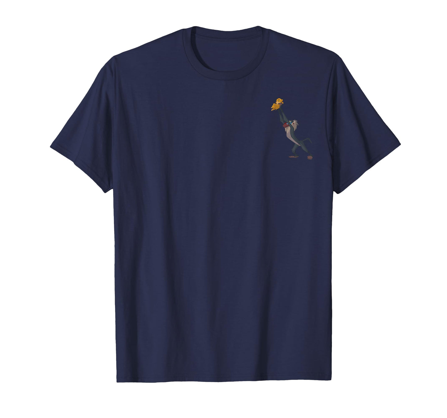 Disney The Lion King Rafiki Simba Lift Left Chest T-Shirt