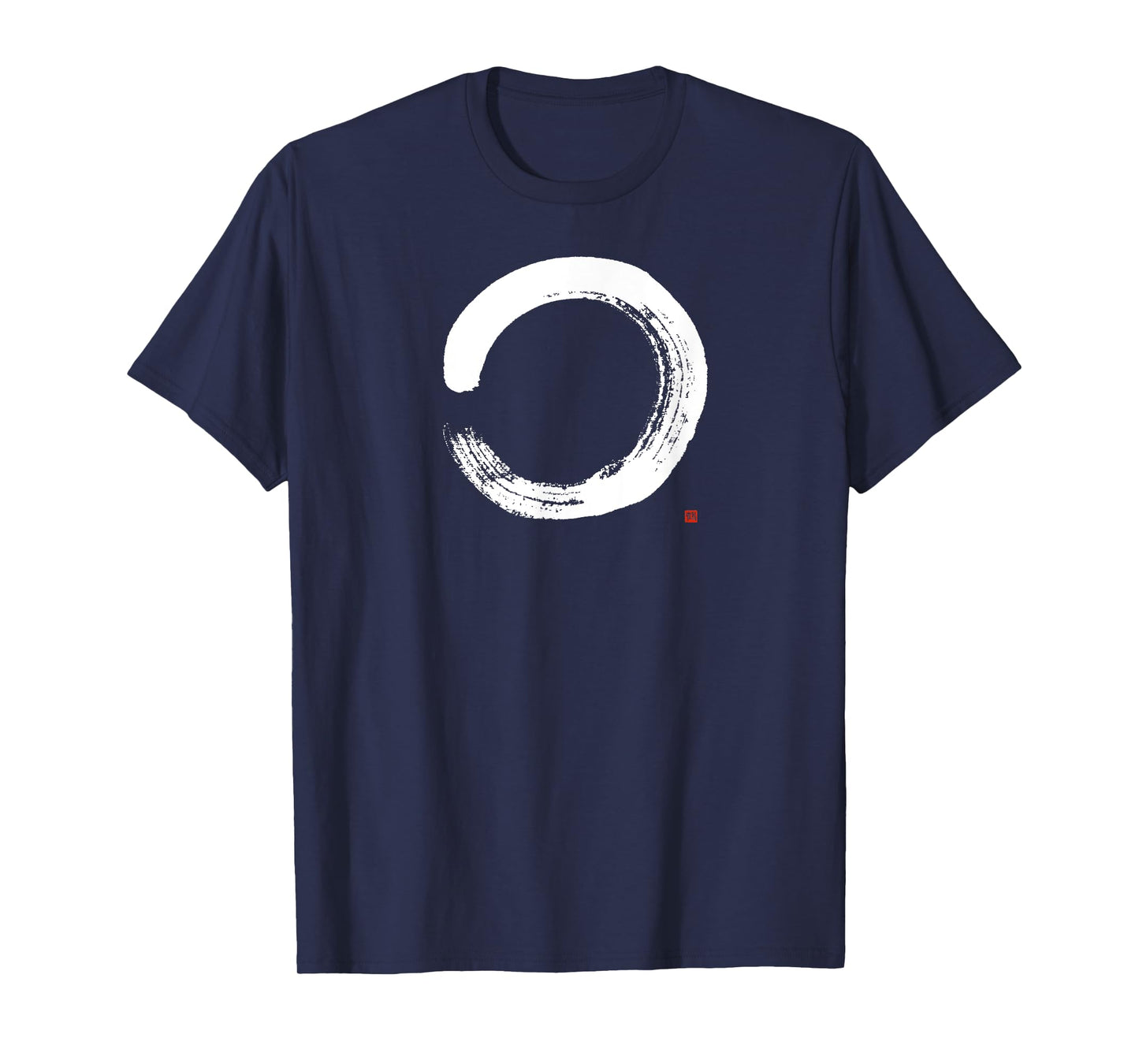 Enso Circle T-shirt: Artistic Japanese Zen Enso Painting T-Shirt