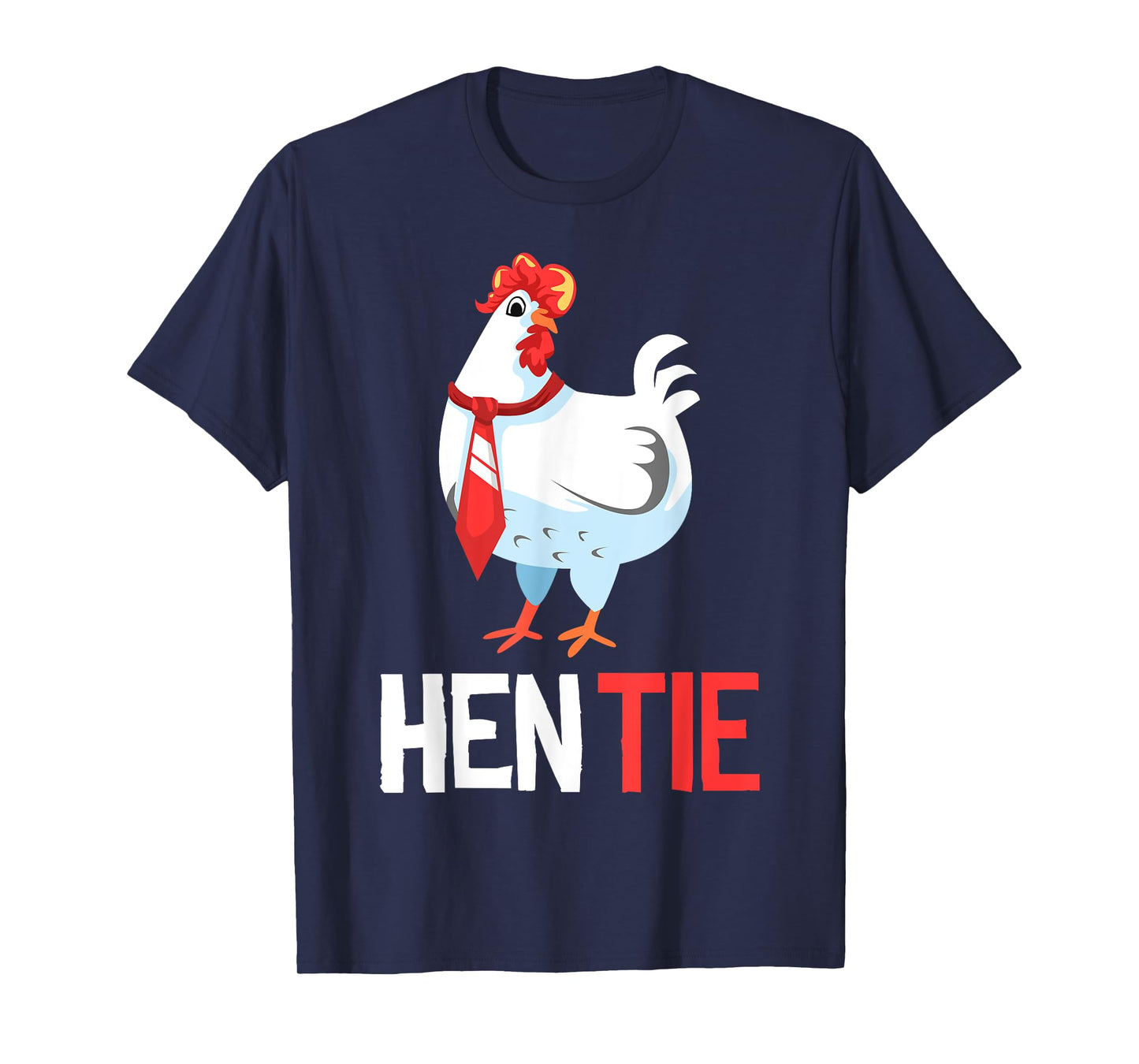 Funny Hen Tie Gift For Men Women Chicken Japanese Anime T-Shirt