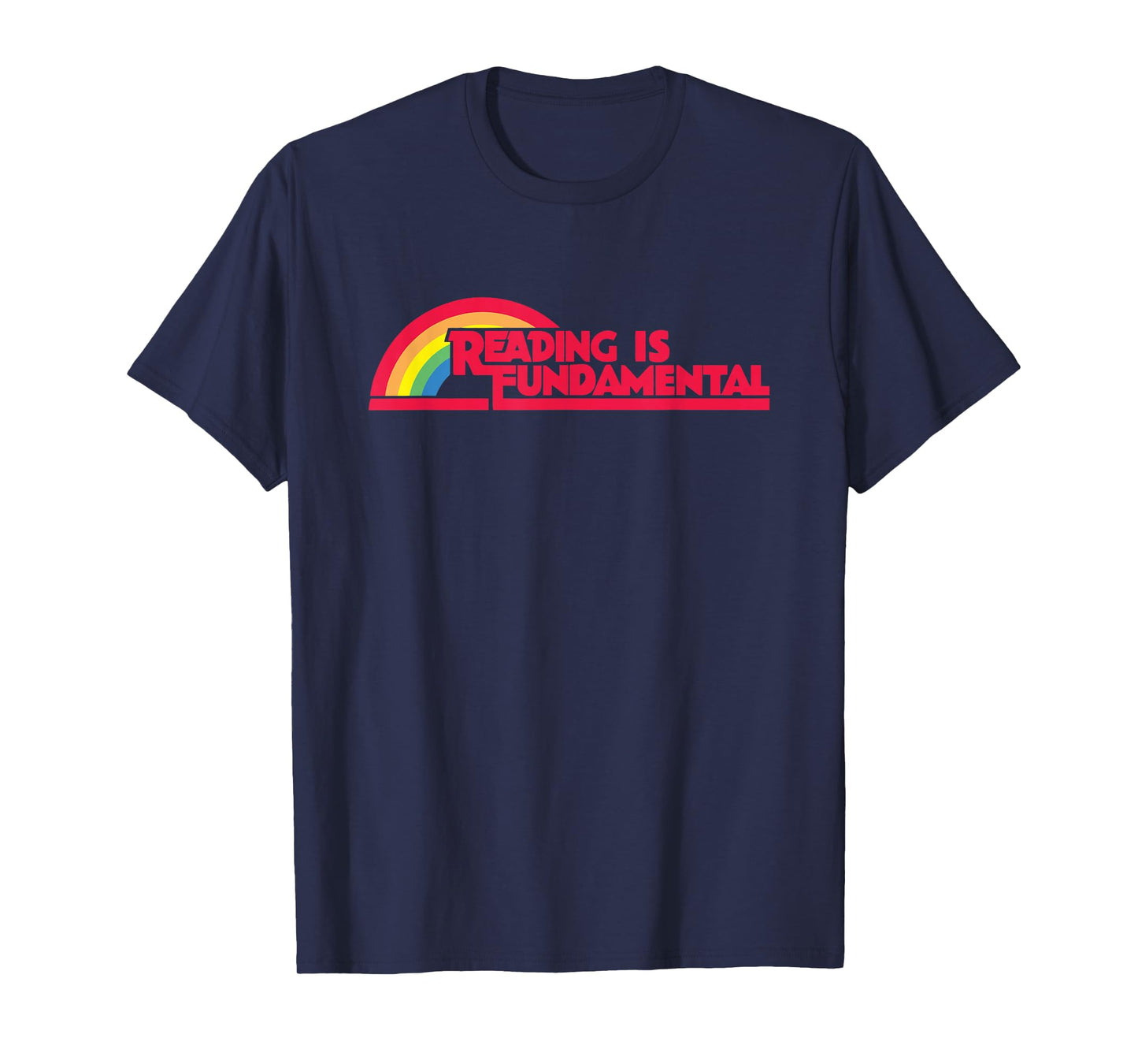 Reading is Fundamental Gay Rainbow T-Shirt Small
