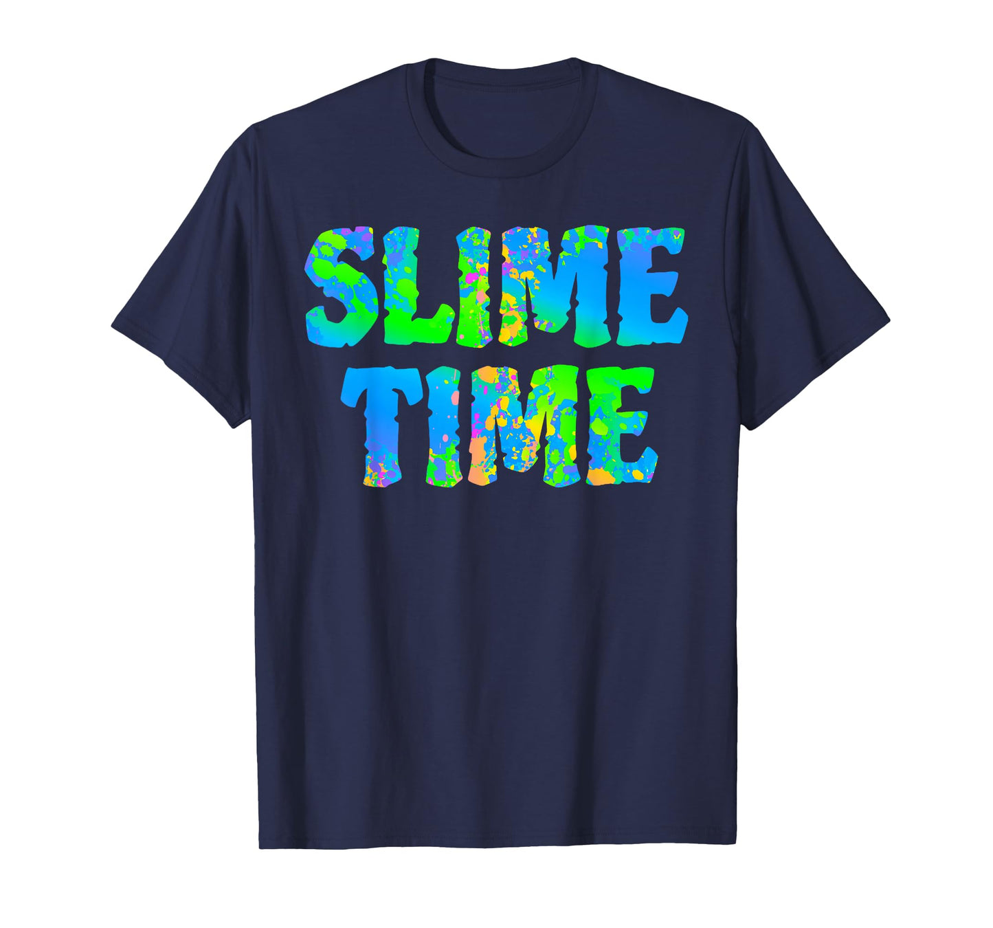 Slime Time T Shirt Funny Trendy Blue Kids Boys Girls Gift T-Shirt