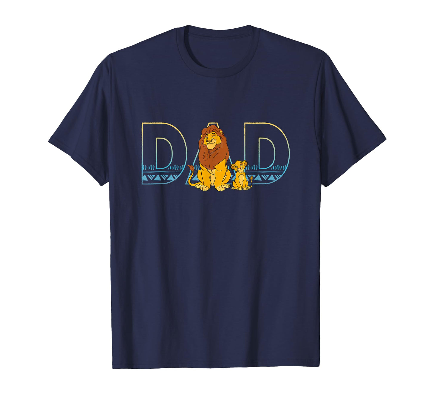 Disney The Lion King Simba and Mufasa Dad T-Shirt