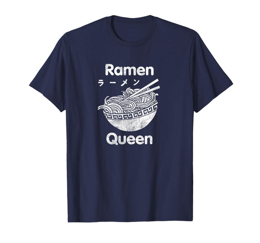 Funny Ramen Shirt - Ramen Queen T Shirt T-Shirt