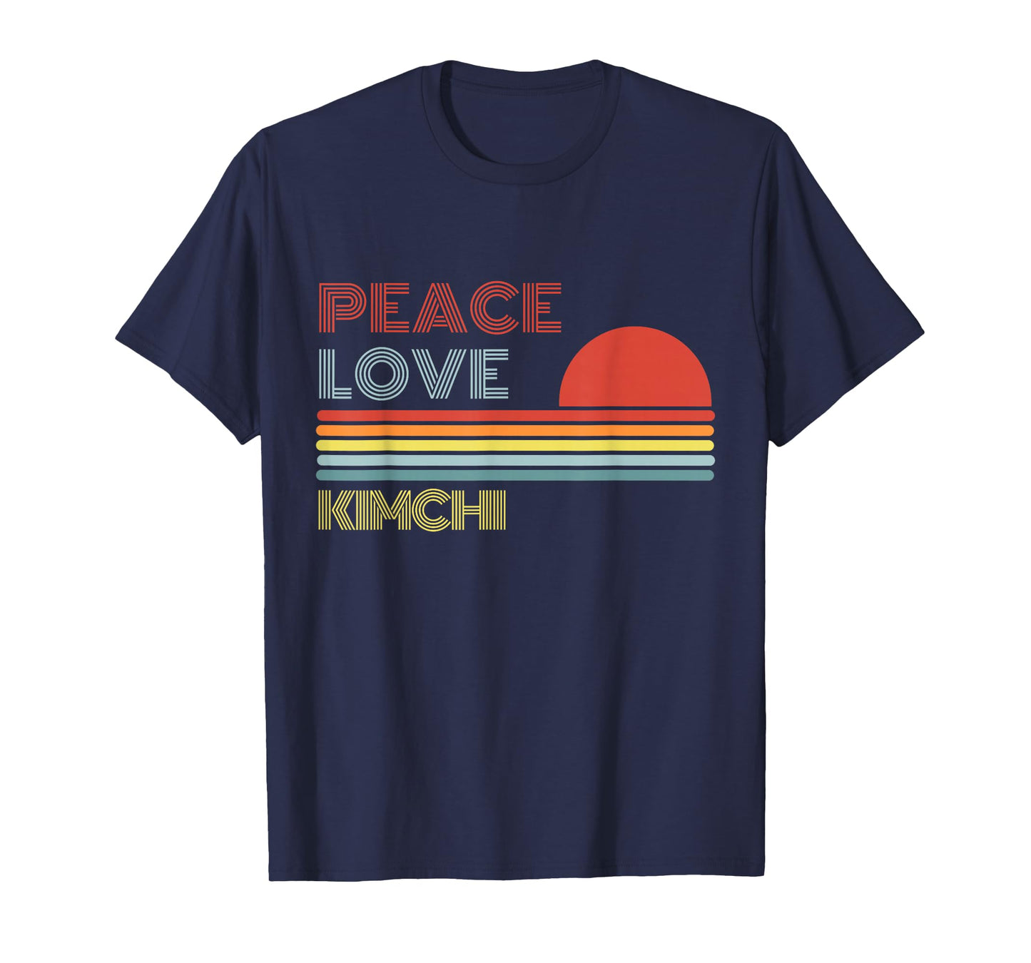 Peace Love Kimchi Retro Vintage T-Shirt