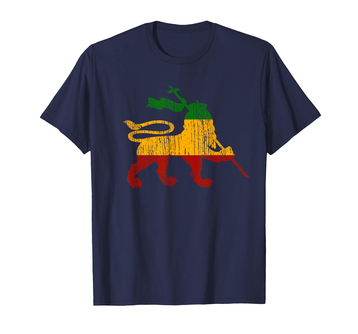 Lion of Judah T-Shirt Rastafari Rasta Reggae Jamaica Gift T-Shirt