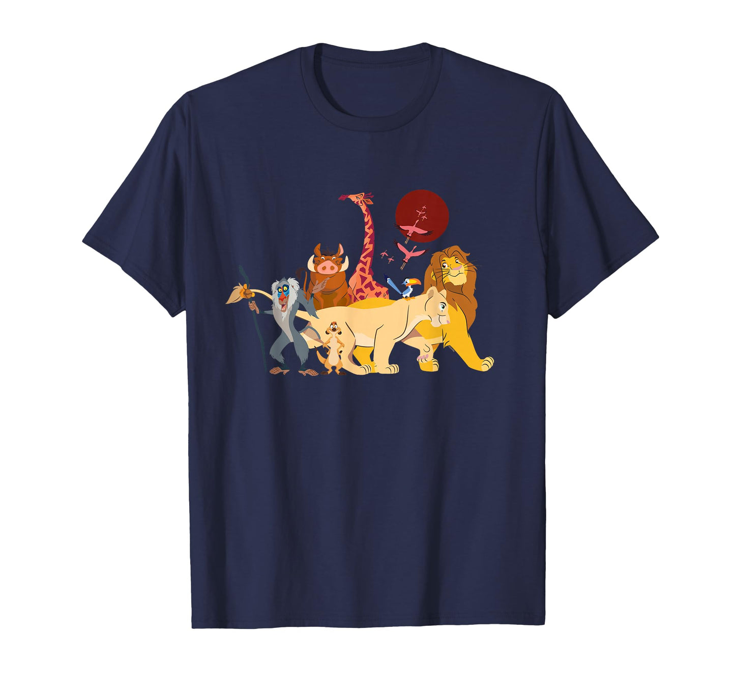 Disney The Lion King Simba Nala Timon Pumbaa Animal Family T-Shirt