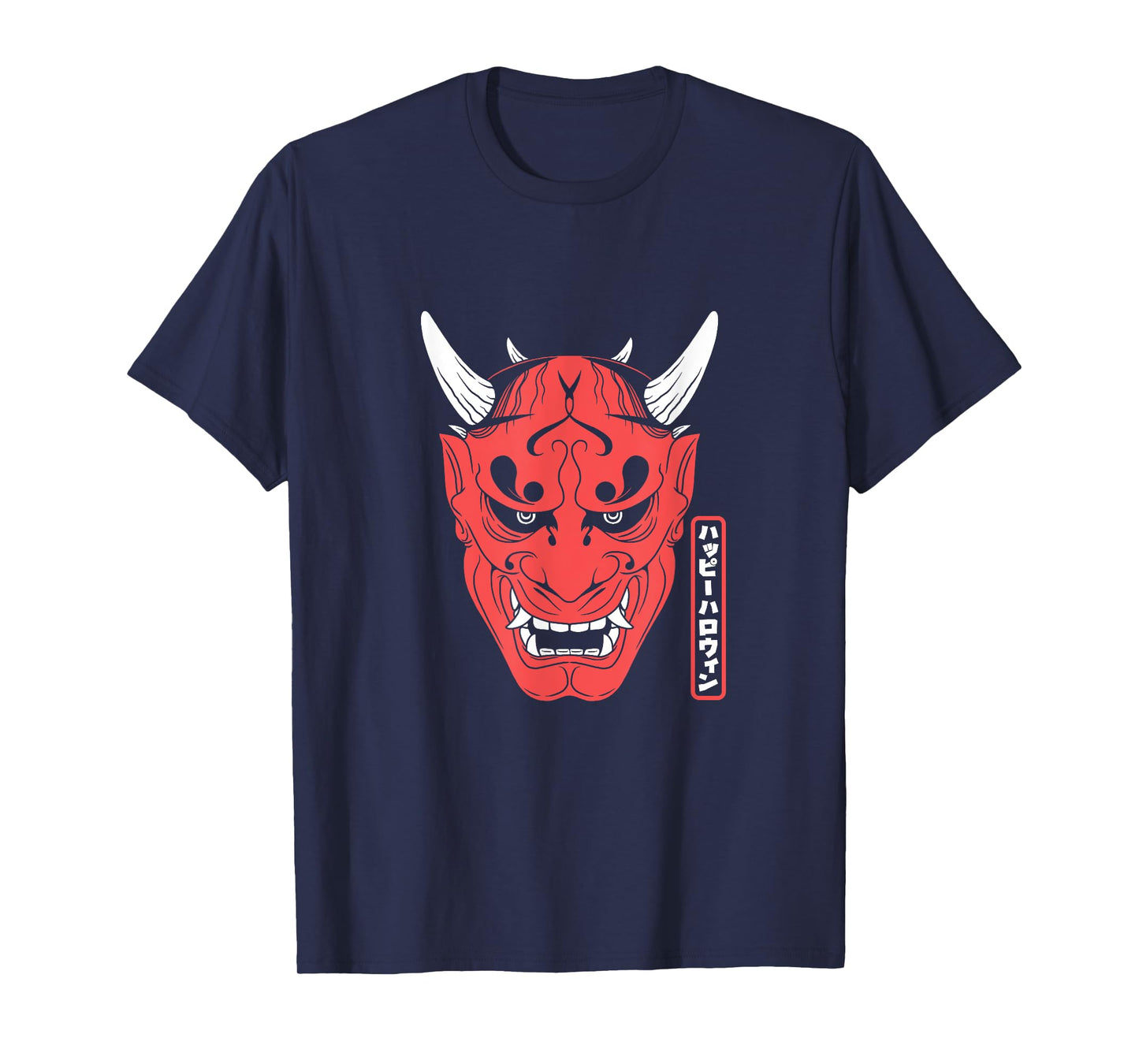 Japanese Demons Face Devil Harajuku Aesthetic T-Shirt
