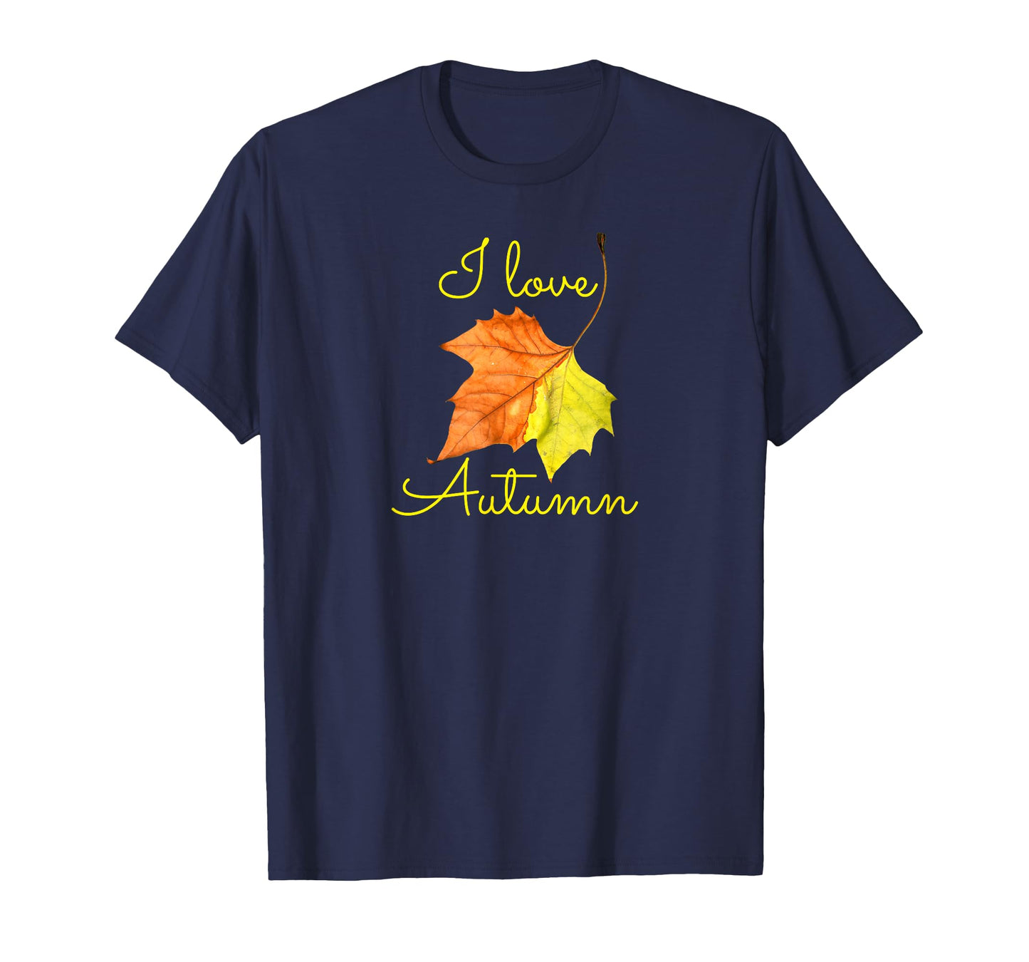 Fall Leaf T-Shirt, I Love Autumn Tee, Autumn Lovers Shirt T-Shirt