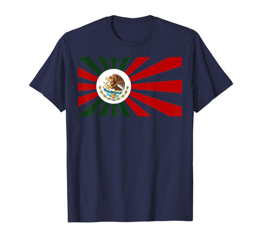 Mexican Japan Flag Japanese Mexico Anime Manga fan Mexicanos T-Shirt