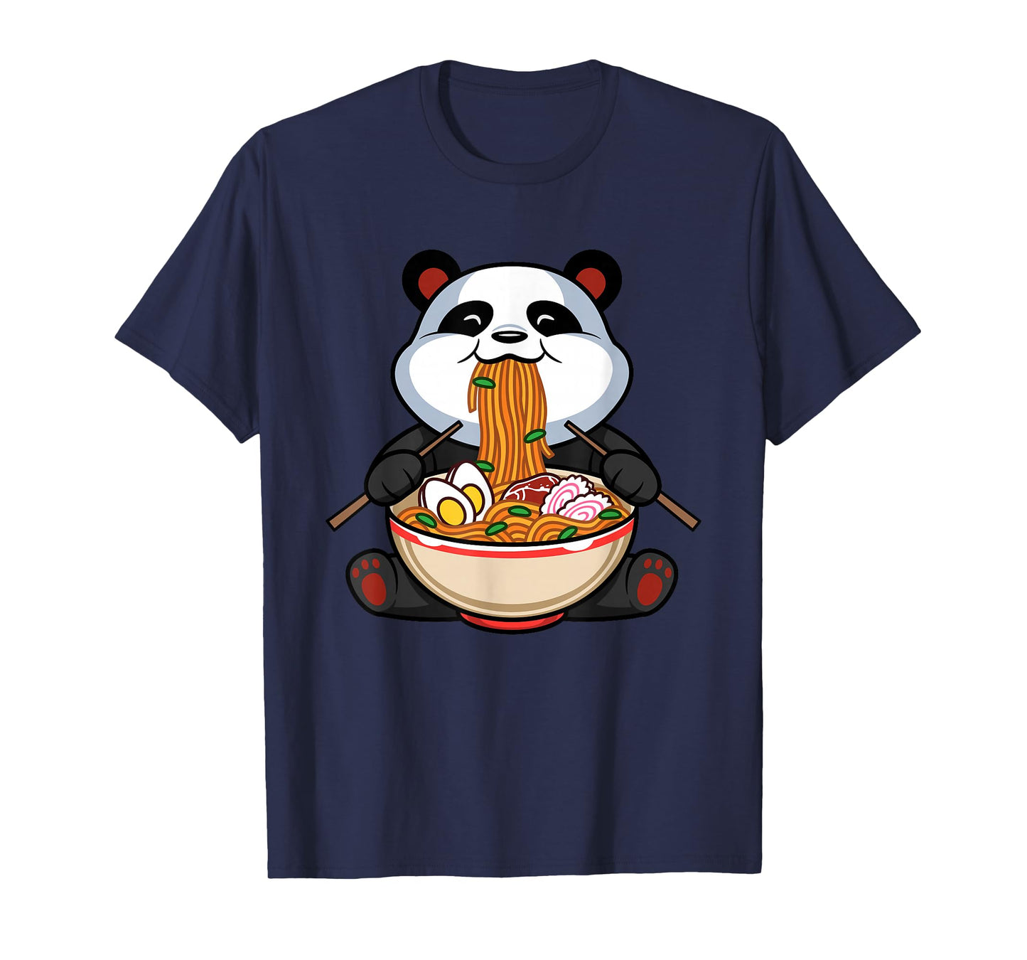 Awesome Otaku Japanime Lover Outfit Men Women Kids Funny Cute Kawaii Panda Ramen Noodles Japanese Anime Gift T-Shirt