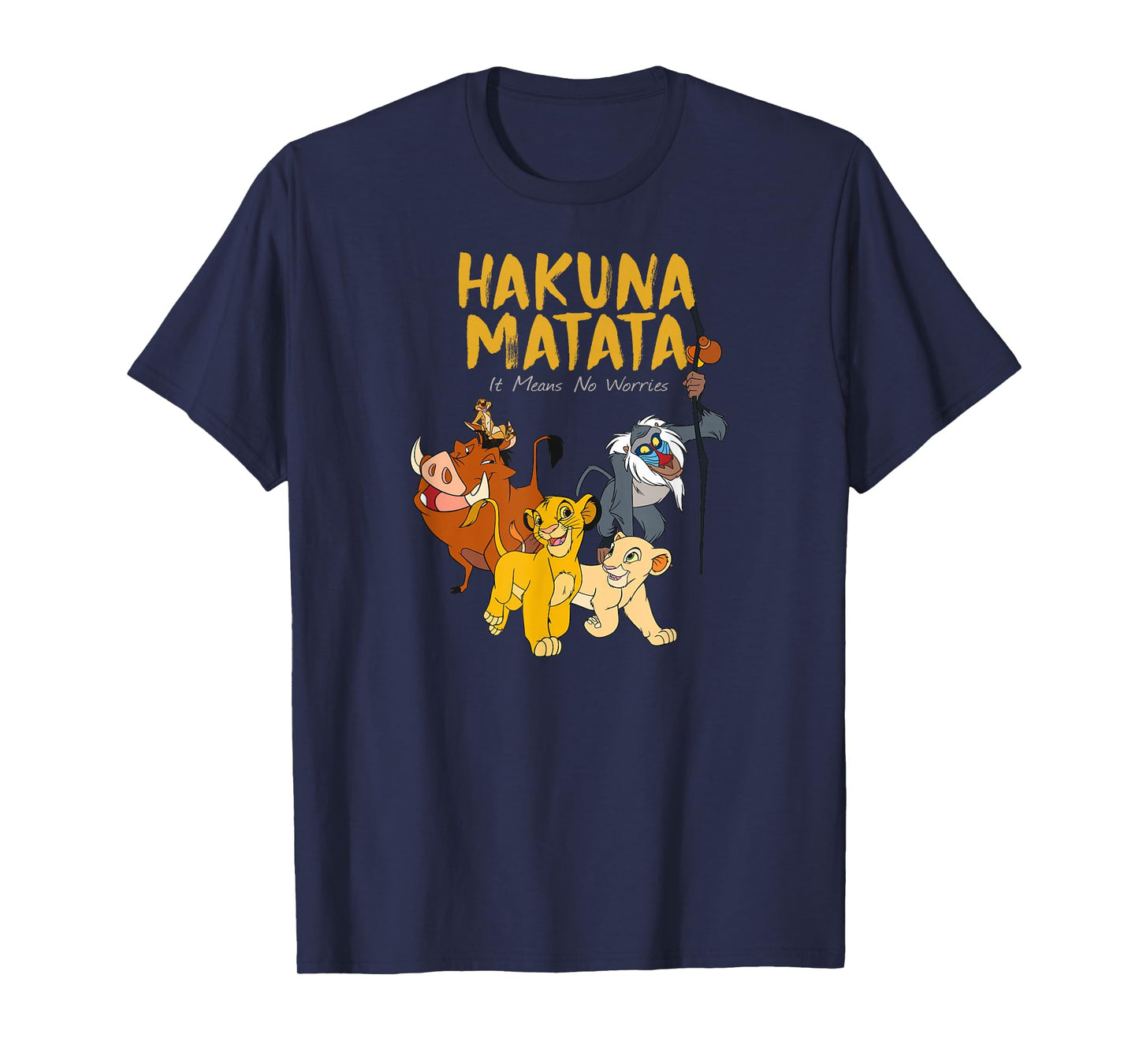 Disney - Lion King Classic It Means No Worries T-Shirt