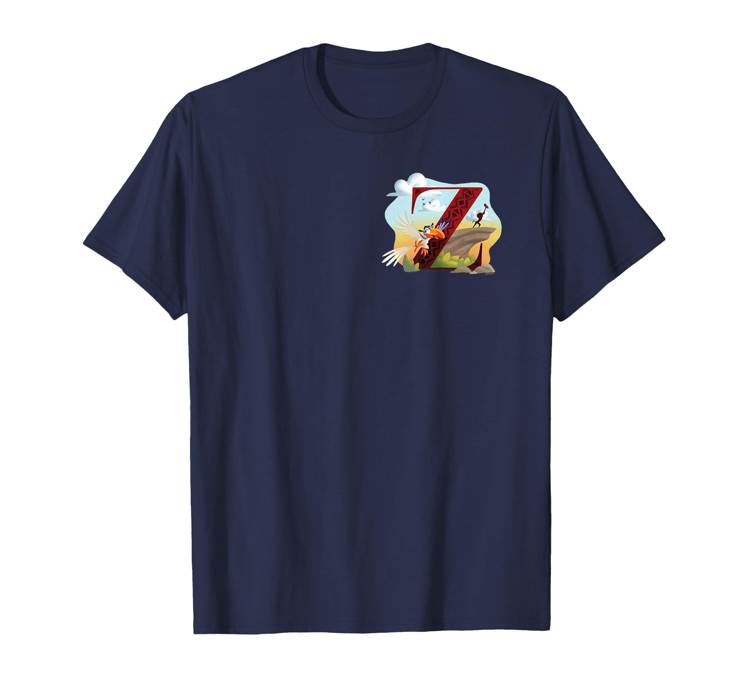 Disney Alphabet Monogram The Lion King Letter Z for Zazu T-Shirt