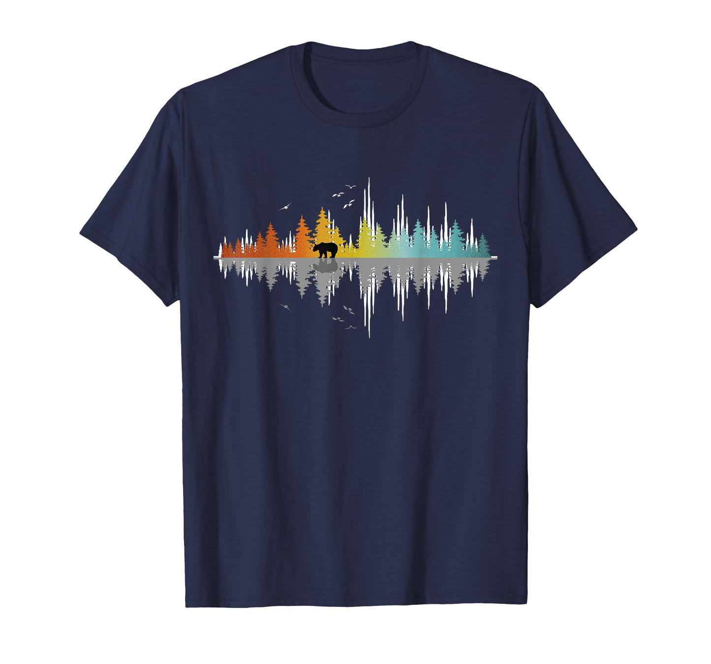 The Sound Of Nature- Sound Waves T Shirt Design