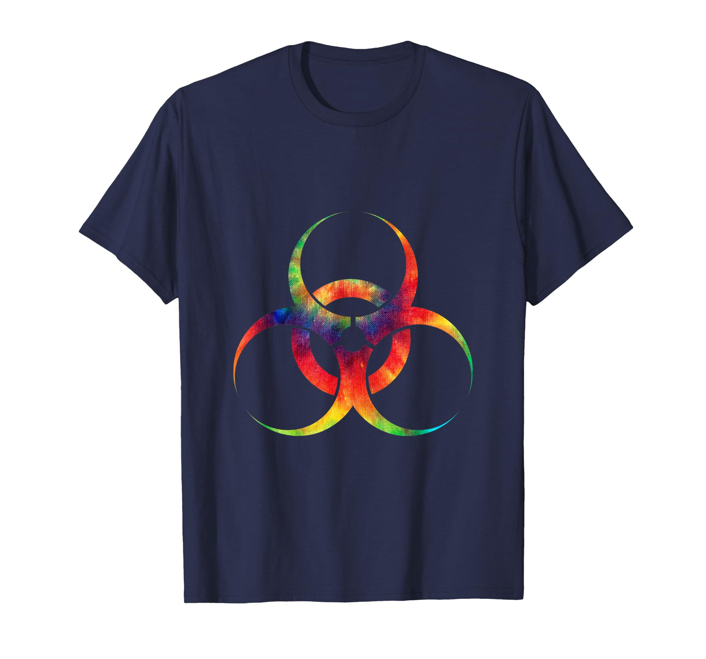Tie Dye Nuclear Waste Toxic Symbol Tie Dyed T Shirt T-Shirt