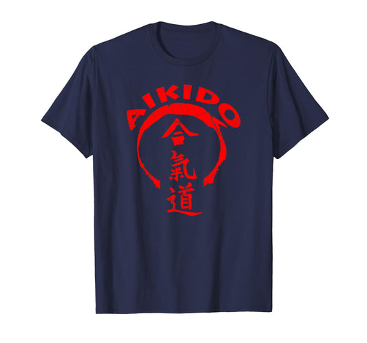 Great Aikido Vintage Gift Martial Arts Men T-Shirt