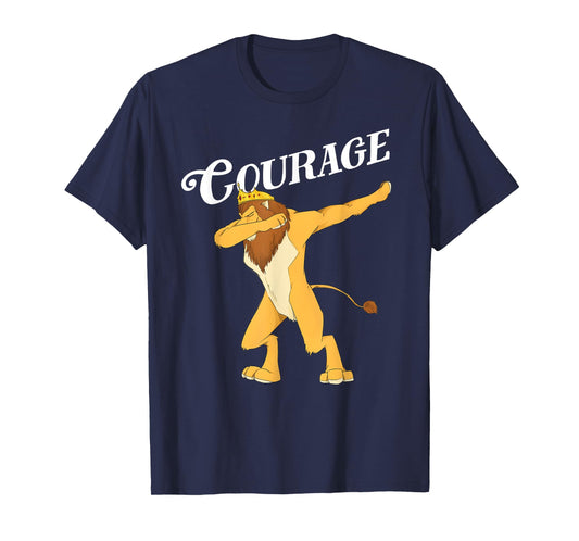 Fun Oz Cowardly Dabbing Lion Courage Shirt Art-Wizard of Oz T-Shirt