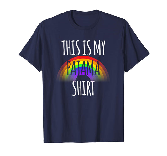 This is My Pajama Shirt Funny Rainbow Flag Gay Pride PJ Tee T-Shirt