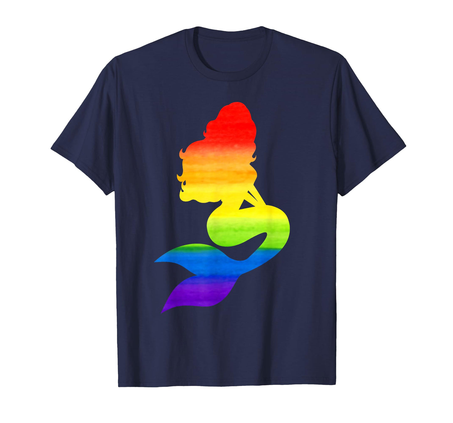Mermaid Pride Gay Pride Parade Rainbow Mermaid T-Shirt