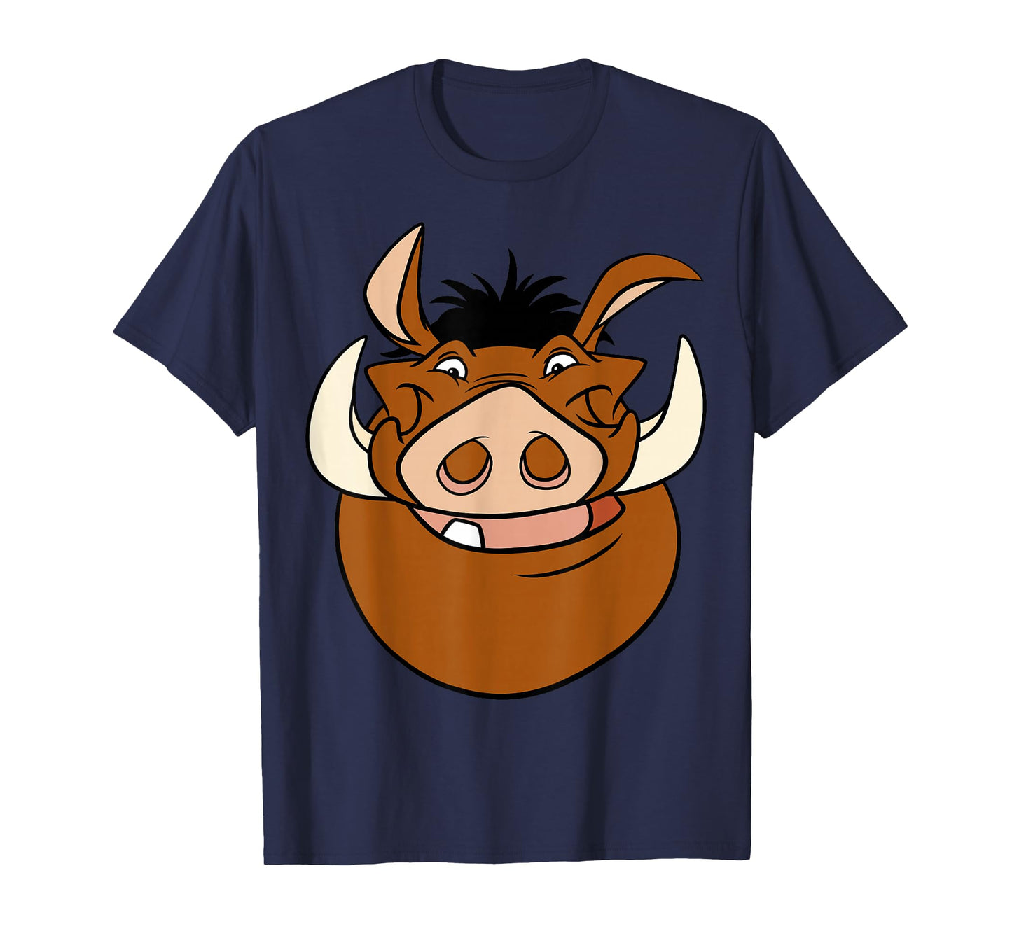 Disney The Lion King Pumbaa Big Face Portrait T-Shirt