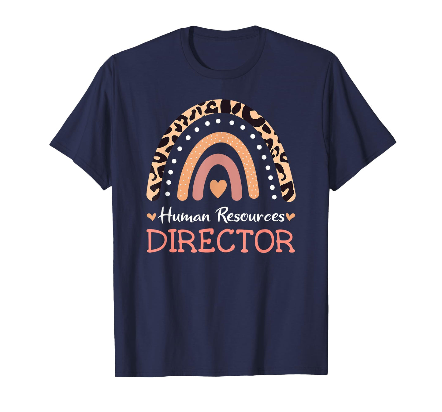 Human Resources Director Leopard Rainbow Appreciation T-Shirt