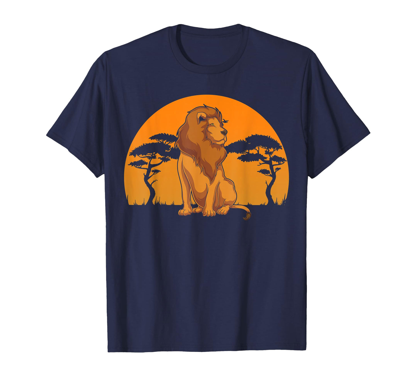 Africa Safari Animal Lover Savannah Animal Zoo Lion T-Shirt