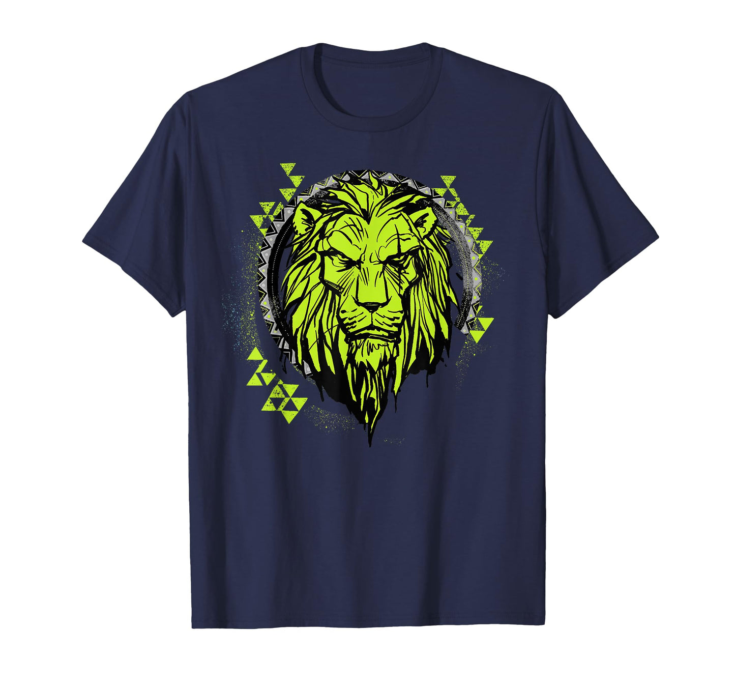 Disney The Lion King Live Action Scar Geometric Circle T-Shirt