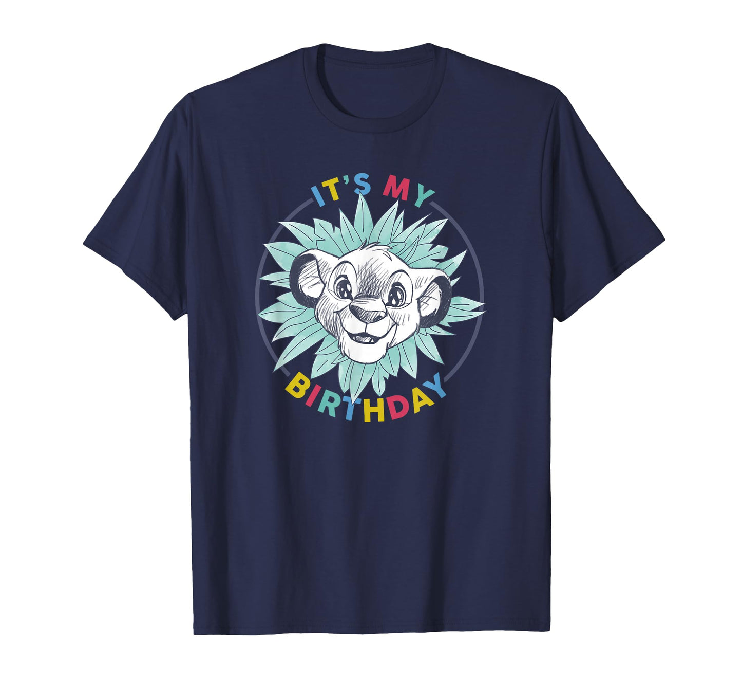 Disney The Lion King Birthday Floral Simba It's My Birthday T-Shirt