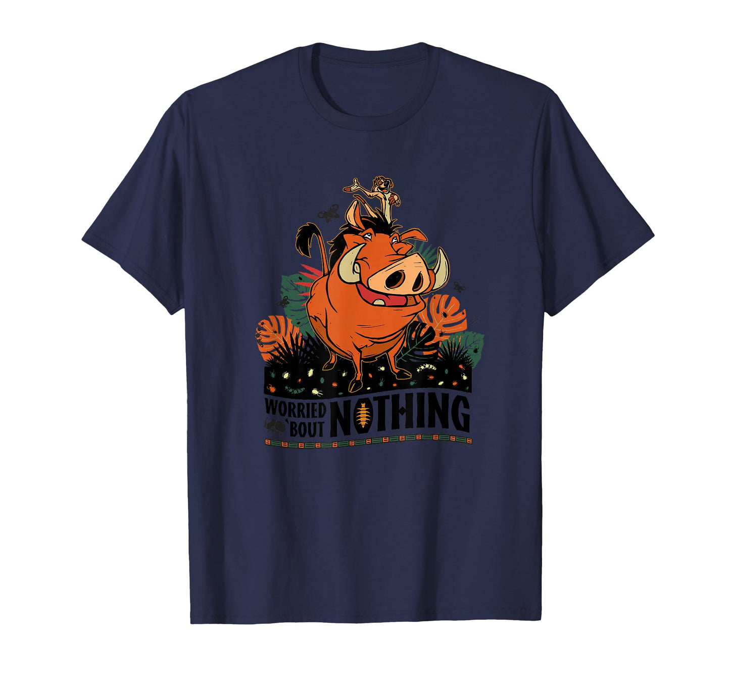 Disney The Lion King 30th Timon Pumbaa Worried ‘Bout Nothing T-Shirt