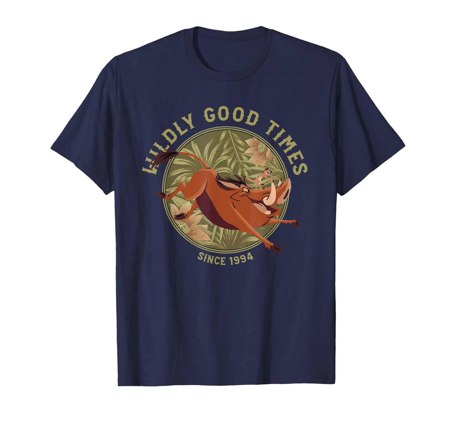 Disney Lion King Anniversary Timon Pumbaa Wildly Good Times T-Shirt