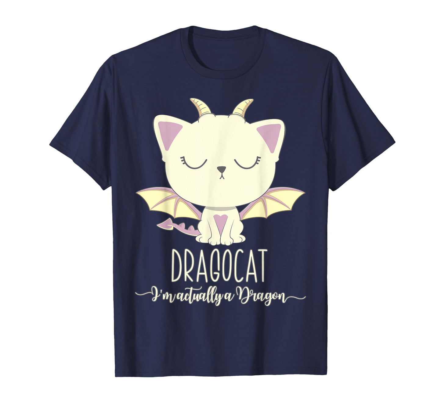 Dragon Cat Shirt Cute Kitten Lover Tee Japanese Monster Gift Men Women Girls Kids T-Shirt